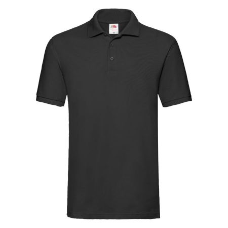 Поло "Premium Polo", черный_S, 100% х/б, 180 г/м2