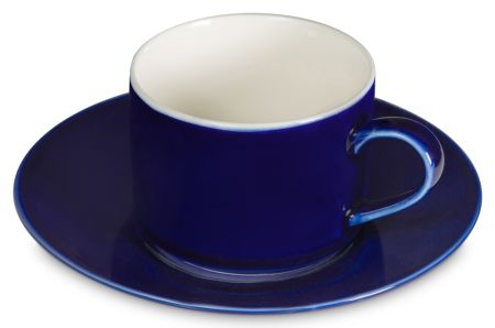 Чайная пара прямой формы Phyto, 250мл, синий